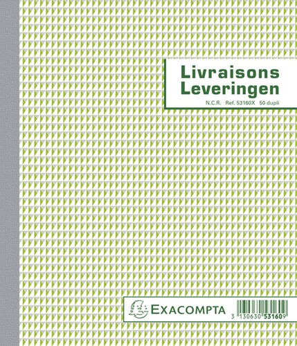Leveringenboek Exacompta Manifold dupli 50vel Nl Fr