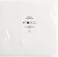 Servet Pronappe 1/4 vouw 2-laags 380x380mm 40 vel wit-2