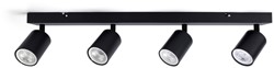Plafondspot Integral Siena 4 spot IP20 GU10 zwart