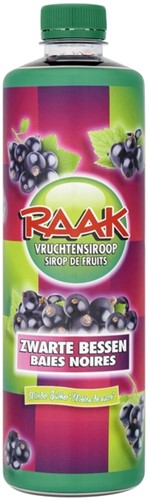 Siroop RAAK zwarte bessen 750ml