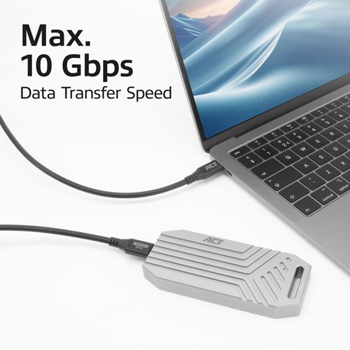 Kabel ACT USB-C 3.0 10Gbps 60W USB 1 meter-3