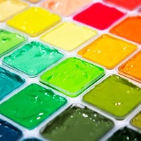 Gouache HIMI 56 kleuren 30gr inclusief neon en matellic opbergbox wit-2