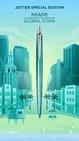 Balpen Parker Jotter special edition Miami turquoise CT medium-3