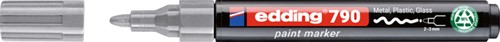 Paintmarker edding 790 op alcoholbasis 2-3mm zilver