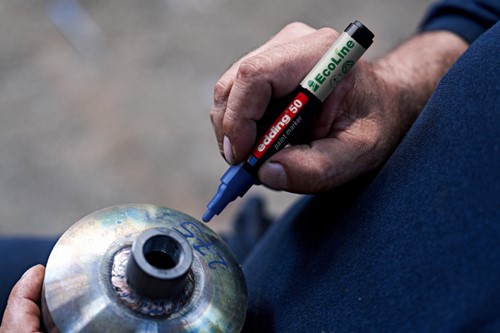 Paintmarker edding 50 EcoLine op waterbasis 2-3mm rood-3