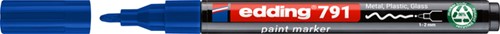 Paintmarker edding 791 op alcoholbasis 1-2mm blauw