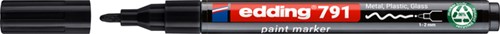 Paintmarker edding 791 op alcoholbasis 1-2mm zwart