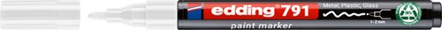 Paintmarker edding 791 op alcoholbasis 1-2mm wit