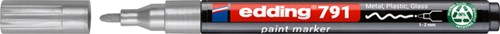 Paintmarker edding 791 op alcoholbasis 1-2mm zilver