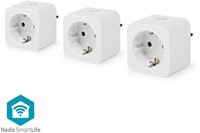 Slimme stekker Nedis Smartlife Wifi 3 stuks wit-3