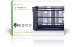 Insectenlamp Nedis electrisch 2x8watt 50M2 zwart