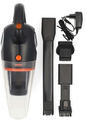 Handstofzuiger Nedis nat-droog 90W oplaadbaar zwart-oranje-2