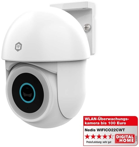 Beveiligingscamera Nedis Smartlife Wifi buiten 3MP Full HD 1296p wit-2
