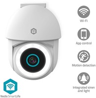 Beveiligingscamera Nedis Smartlife Wifi buiten 3MP Full HD 1296p wit-2