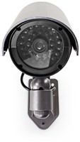 Dummy beveiligingscamera Nedis buiten grijs-2