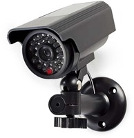 Dummy beveiligingscamera Nedis bullet solar buiten grijs-2