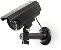 Dummy beveiligingscamera Nedis bullet solar buiten grijs-1