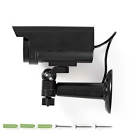 Dummy beveiligingscamera Nedis bullet solar buiten grijs-2