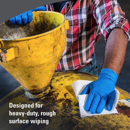 Poetsdoek WypAll X80 PowerClean 305x317mm 4x50vel wit 8388-2