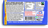 Chocolade Tony's Chocolonely donkere melk pretzel toffee reep 90 gram-1