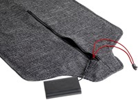 Stoelhoes verwarmd Montandor Infrarood grijs-3