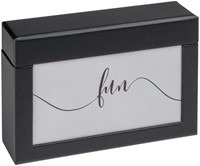Fotobox walther design Fun 10x15cm 100 foto's zwart