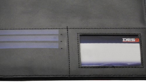 Schrijfmap DESQ A4 kunstleder zwart-3