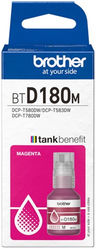 Navulinkt Brother BT-D180M rood