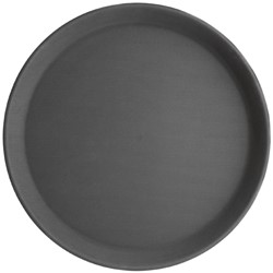 Dienblad Olympia Kristallon antislip rond Ø40.6cm PP zwart