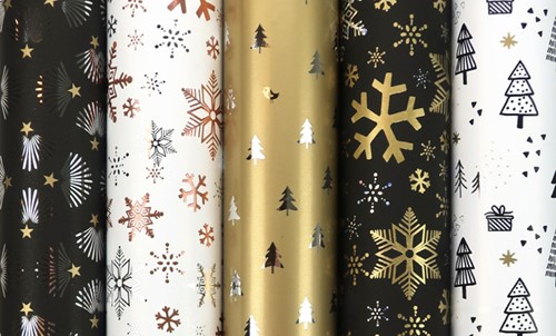 Inpakpapier Luxury Christmas 150x70cm assorti-2