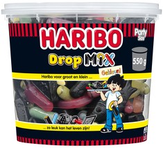 Drop Haribo mix gekleurd 550gr