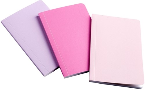 Notitieboek Bruynzeel Teens A6 set à 3 glitterkleuren-2