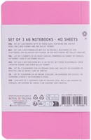 Notitieboek Bruynzeel Teens A6 set à 3 glitterkleuren-3