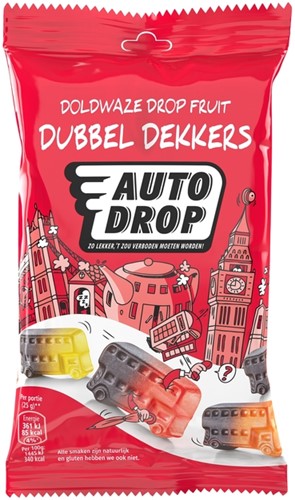 Autodrop dubbeldekkers zak 85 gram