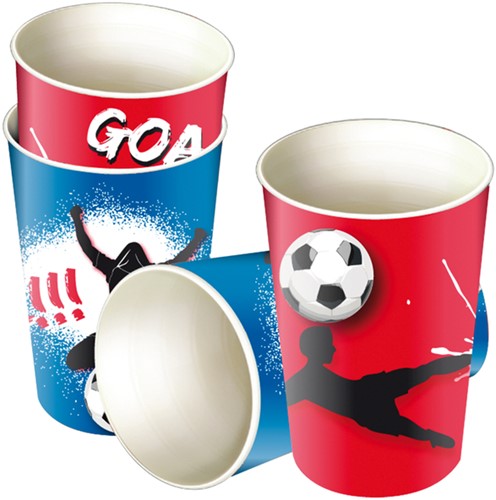 Beker Haza goal! 250ml 8 stuks
