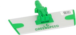 Vlakmopplaat Greenspeed Q-line Velcro 23cm groen