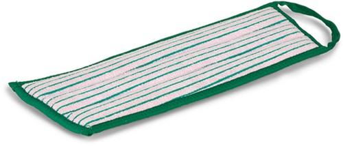 Vlakmop Greenspeed Velcro microvezel multifunctioneel 30cm groen