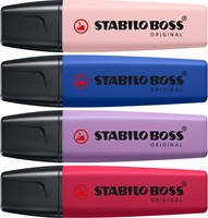 Markeerstift STABILO Boss Wildflower assorti 4 stuks-5