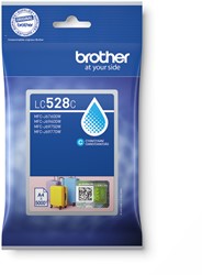 Inktcartridge Brother LC-528C blauw