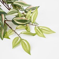 Kunstplant Mica Tradescantia hangend groen Ø25 45cm-3