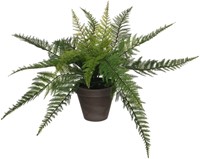 Kunstplant Mica varen groen in pot Stan grijs Ø50 38cm