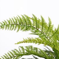 Kunstplant Mica Varen groen in pot Stan grijs Ø50 38cm-2