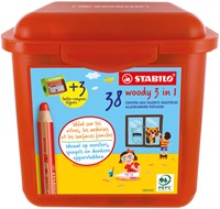 Kleurpotloden STABILO 882 woody 3 in 1 incl 3 slijpers classpack 38st-2