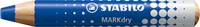 Whiteboardpotlood STABILO MARKdry incl 2 slijpers blauw classpack 30st-7