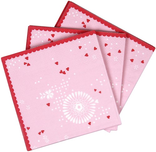 Servet Haza  prinses 25cm 20 stuks