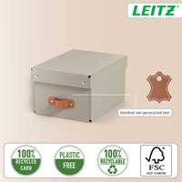 Opbergdoos Leitz Puro deksel 7 liter set van 2 beige-3