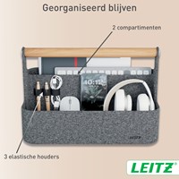Bureau organizer Leitz draagbaar donkergrijs-1