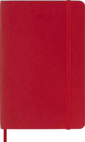 Agenda 2027 Moleskine 12M Planner Weekly 7dagen/1pagina pocket sc scarlet red-2