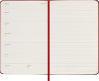 Agenda 2027 Moleskine 12M Planner Weekly 7dagen/1pagina pocket hc scarlet red-3