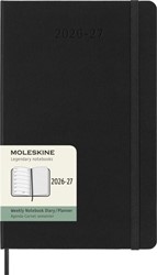 Agenda 2027 Moleskine 18M Planner Weekly 7dagen/1pagina large hc black